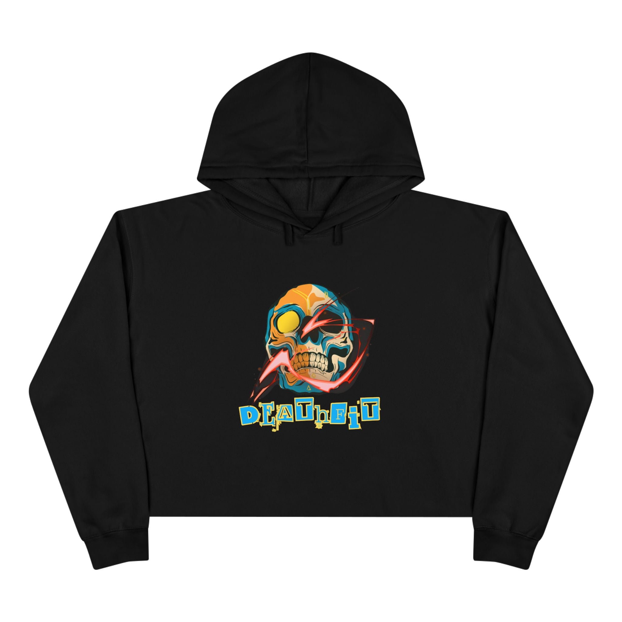 DEATHFIT Premium Crop Hoodie