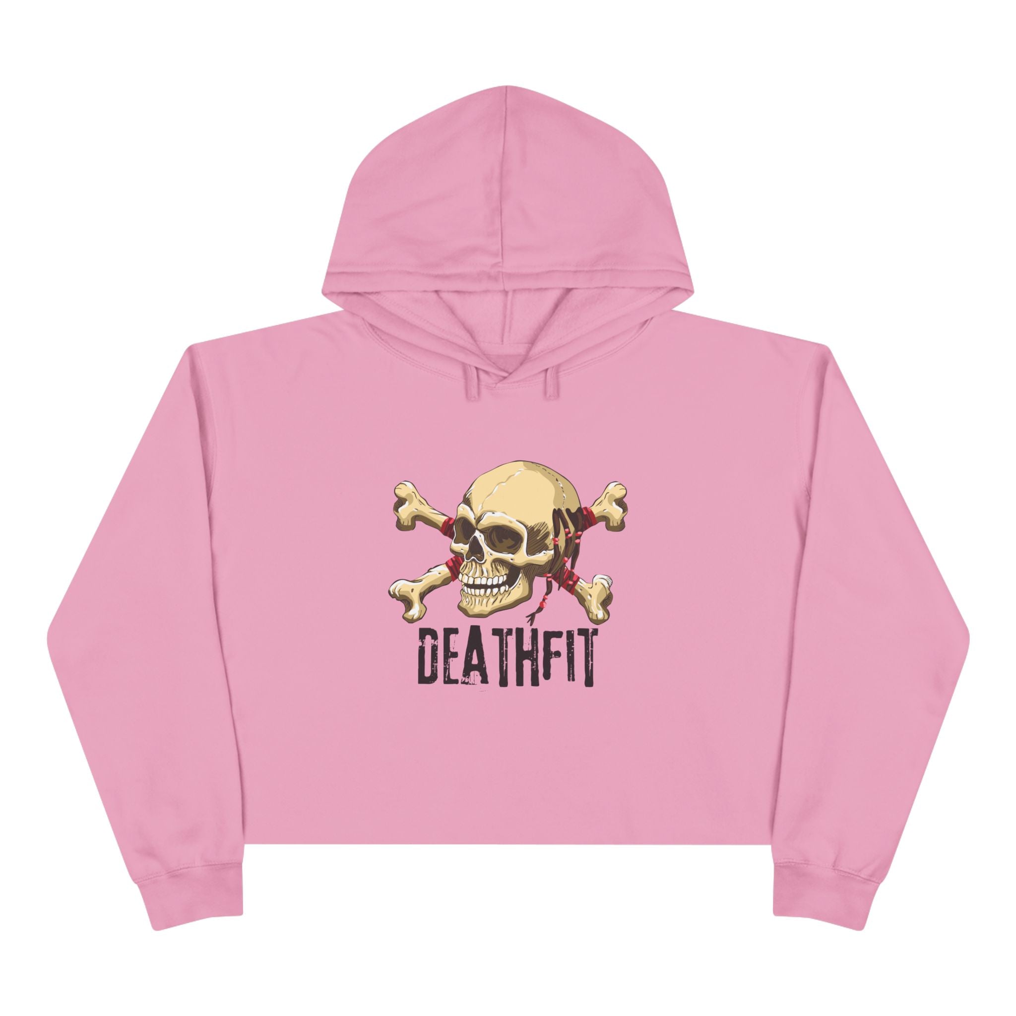 DEATHFIT Premium Crop Hoodie