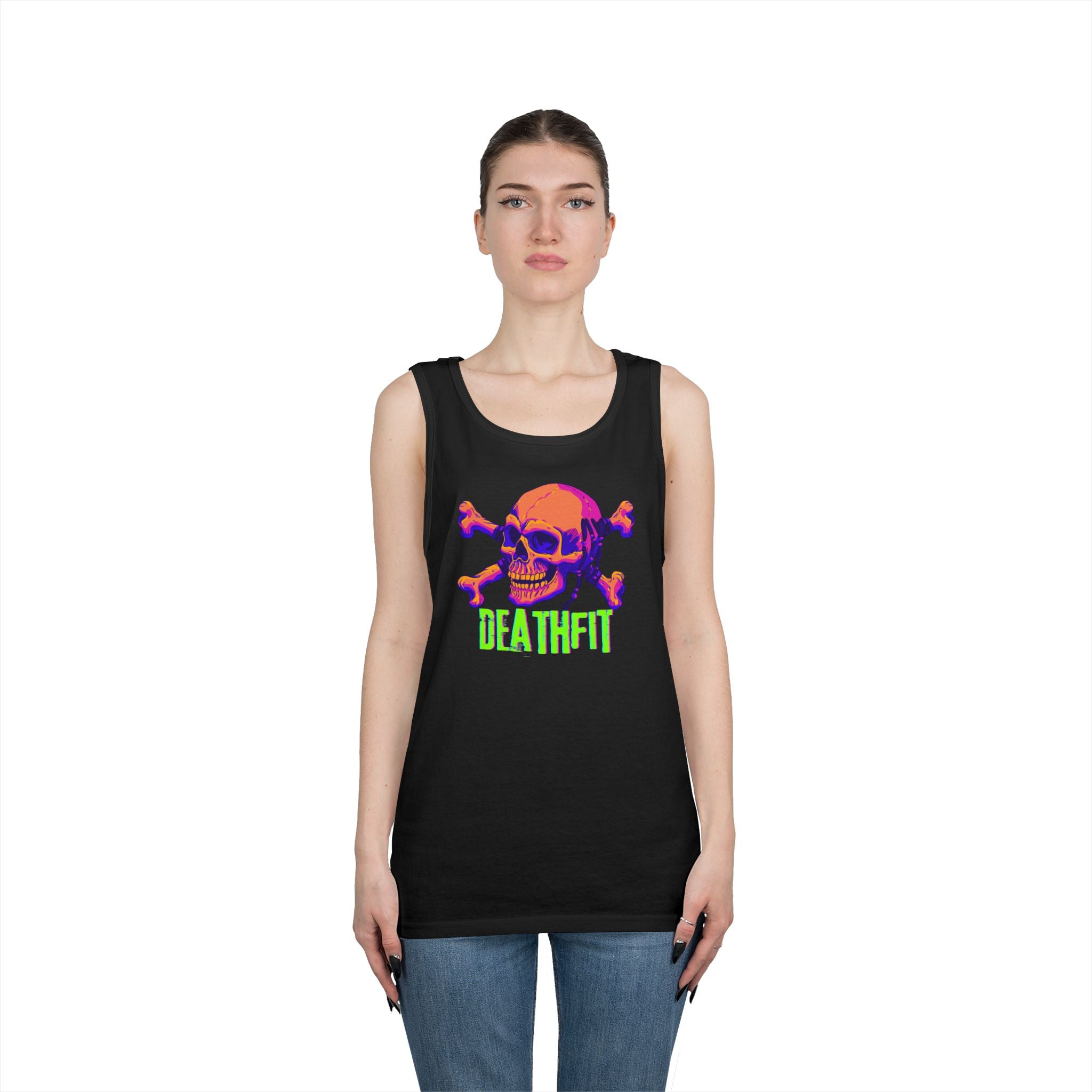 Unisex Heavy Cotton Premium DEATHFIT Tank Top