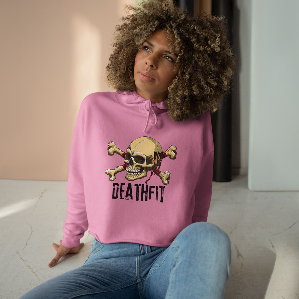 DEATHFIT Premium Crop Hoodie