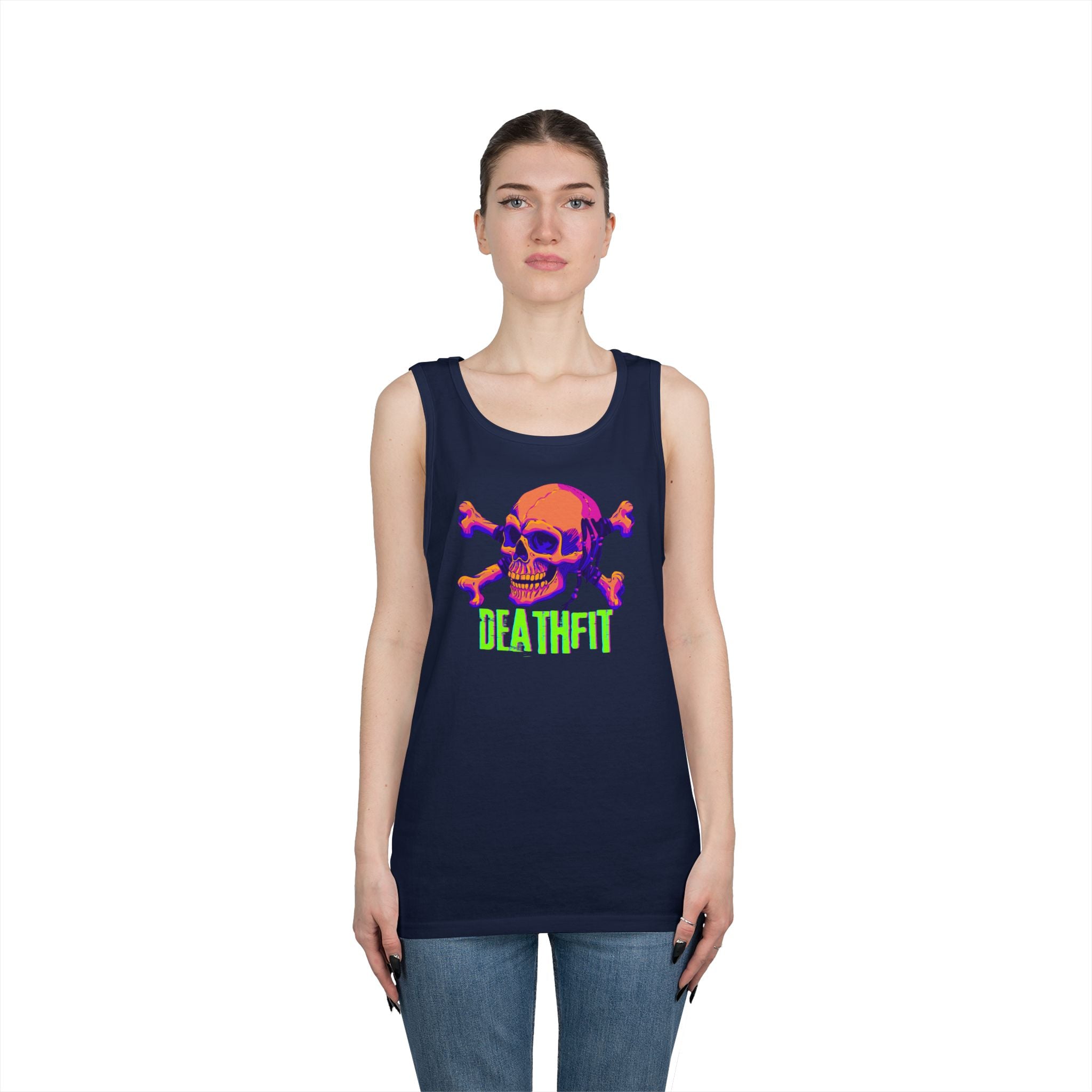 Unisex Heavy Cotton Premium DEATHFIT Tank Top