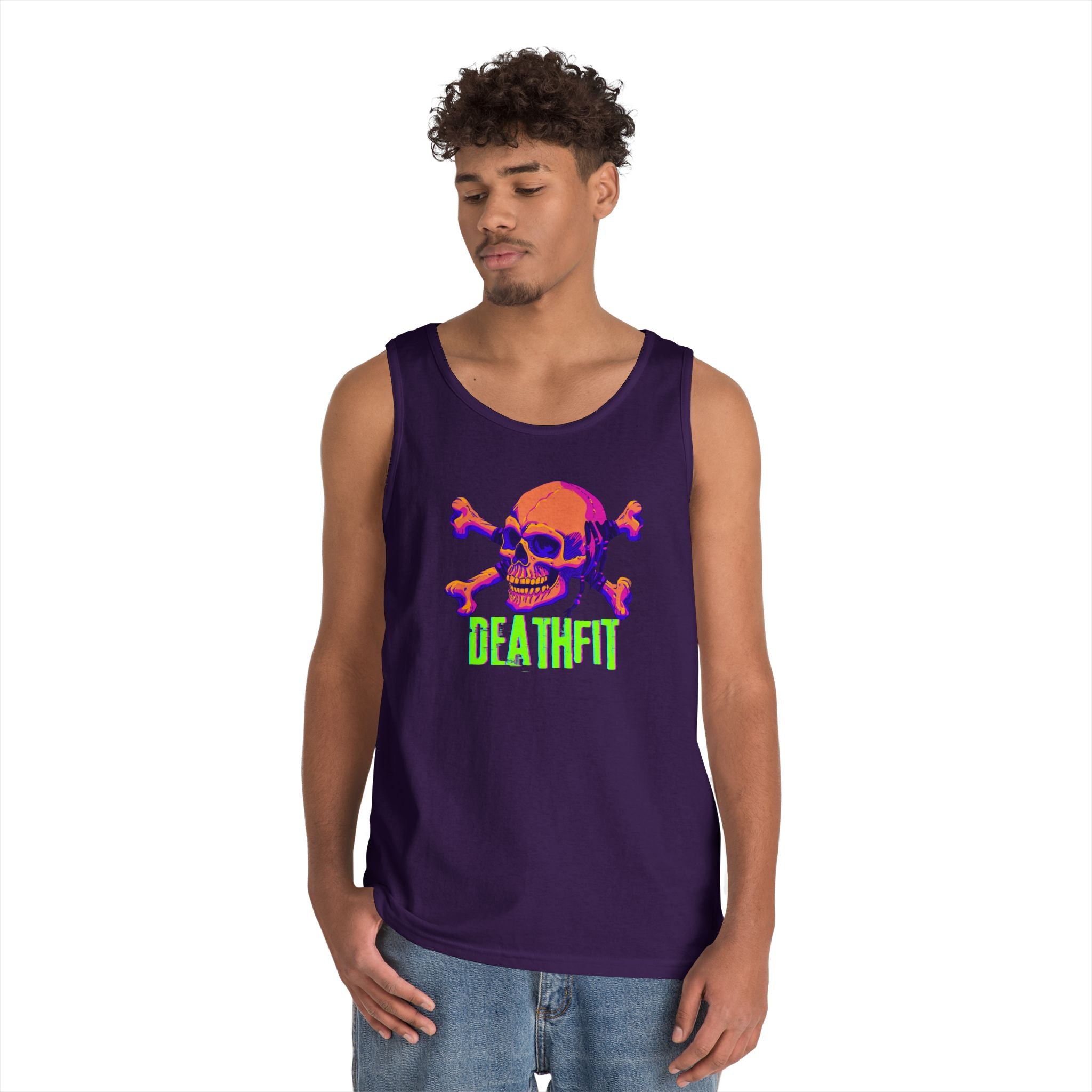 Unisex Heavy Cotton Premium DEATHFIT Tank Top
