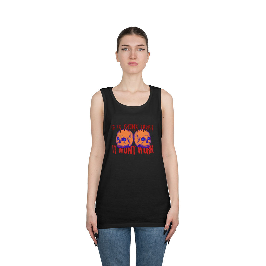 Unisex Heavy Cotton Premium DEATHFIT Tank Top "If IT Doesn't Hurt"