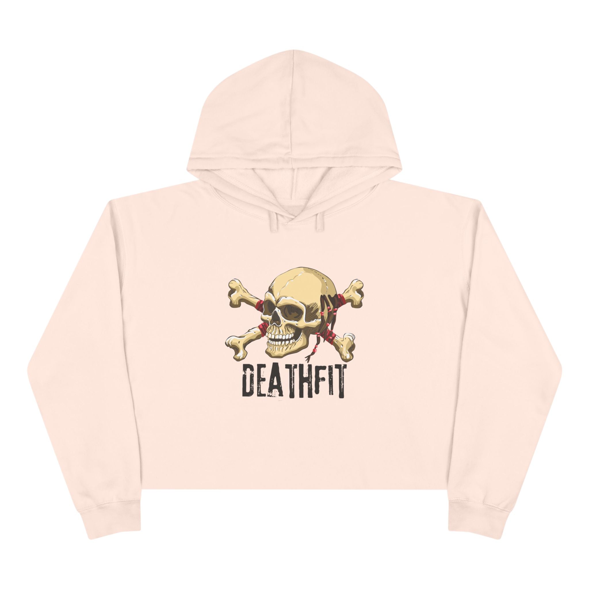 DEATHFIT Premium Crop Hoodie