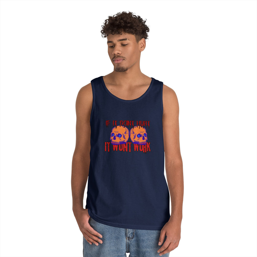 Unisex Heavy Cotton Premium DEATHFIT Tank Top "If IT Doesn't Hurt"