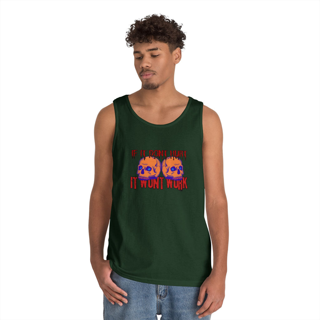 Unisex Heavy Cotton Premium DEATHFIT Tank Top "If IT Doesn't Hurt"