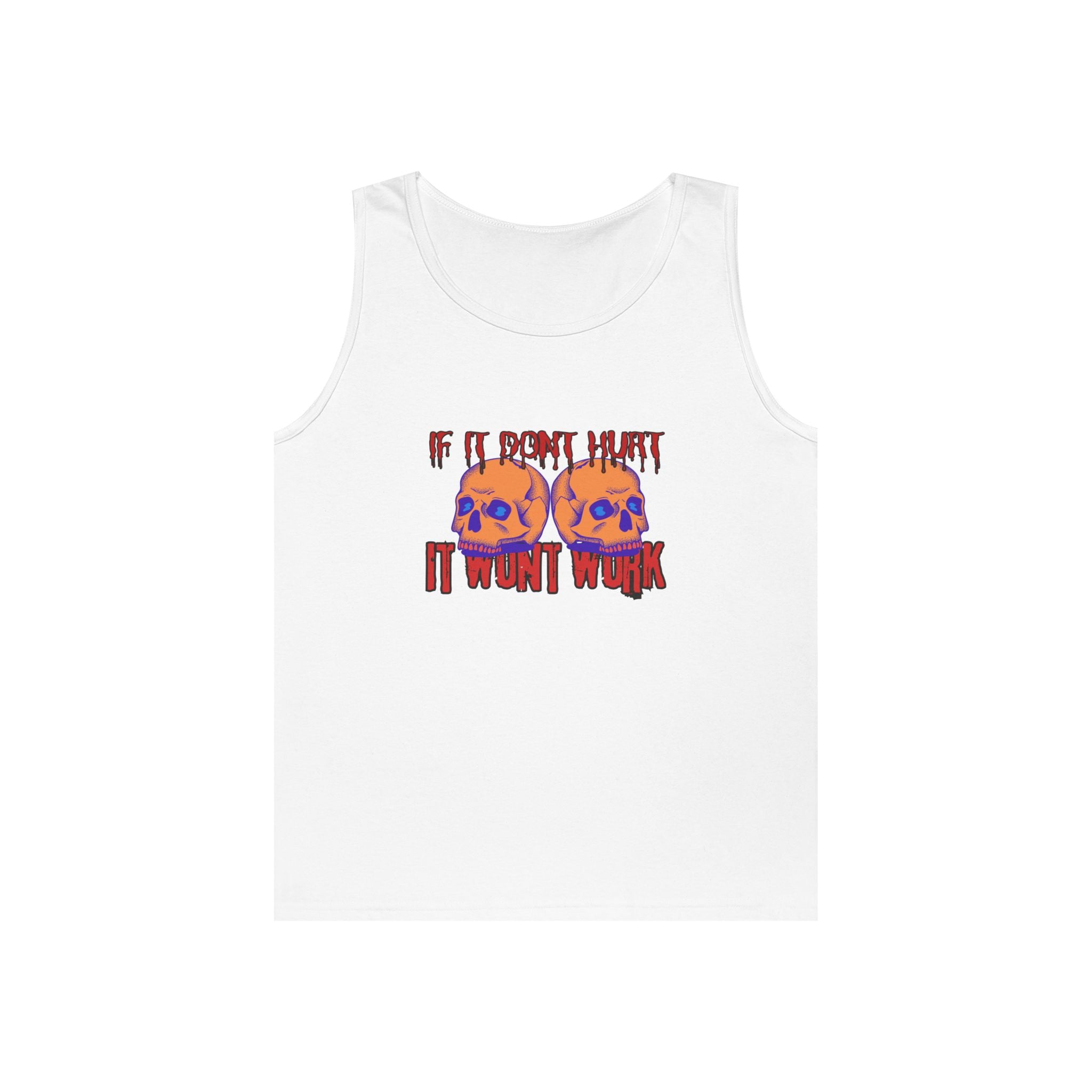 Unisex Heavy Cotton Premium DEATHFIT Tank Top "If IT Doesn't Hurt"