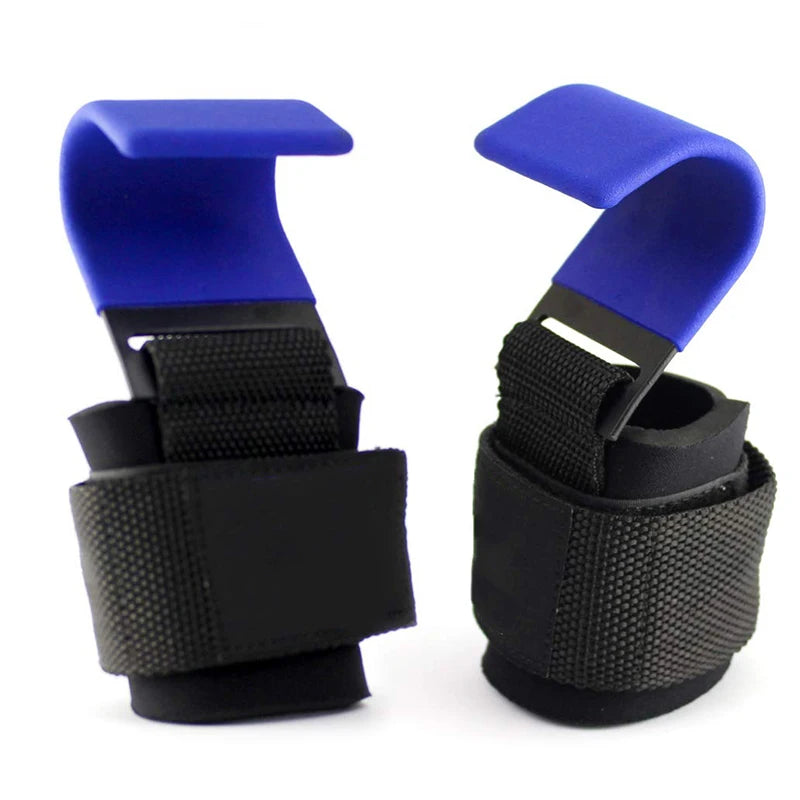 Weight Lifting Hook Grips With Wrist Wraps 