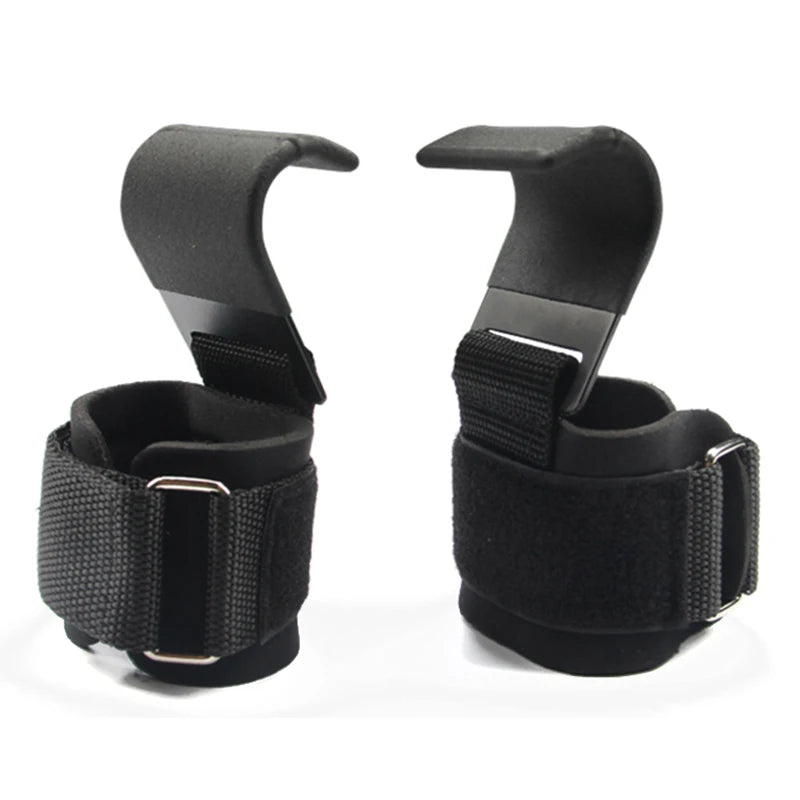 Weight Lifting Hook Grips With Wrist Wraps 