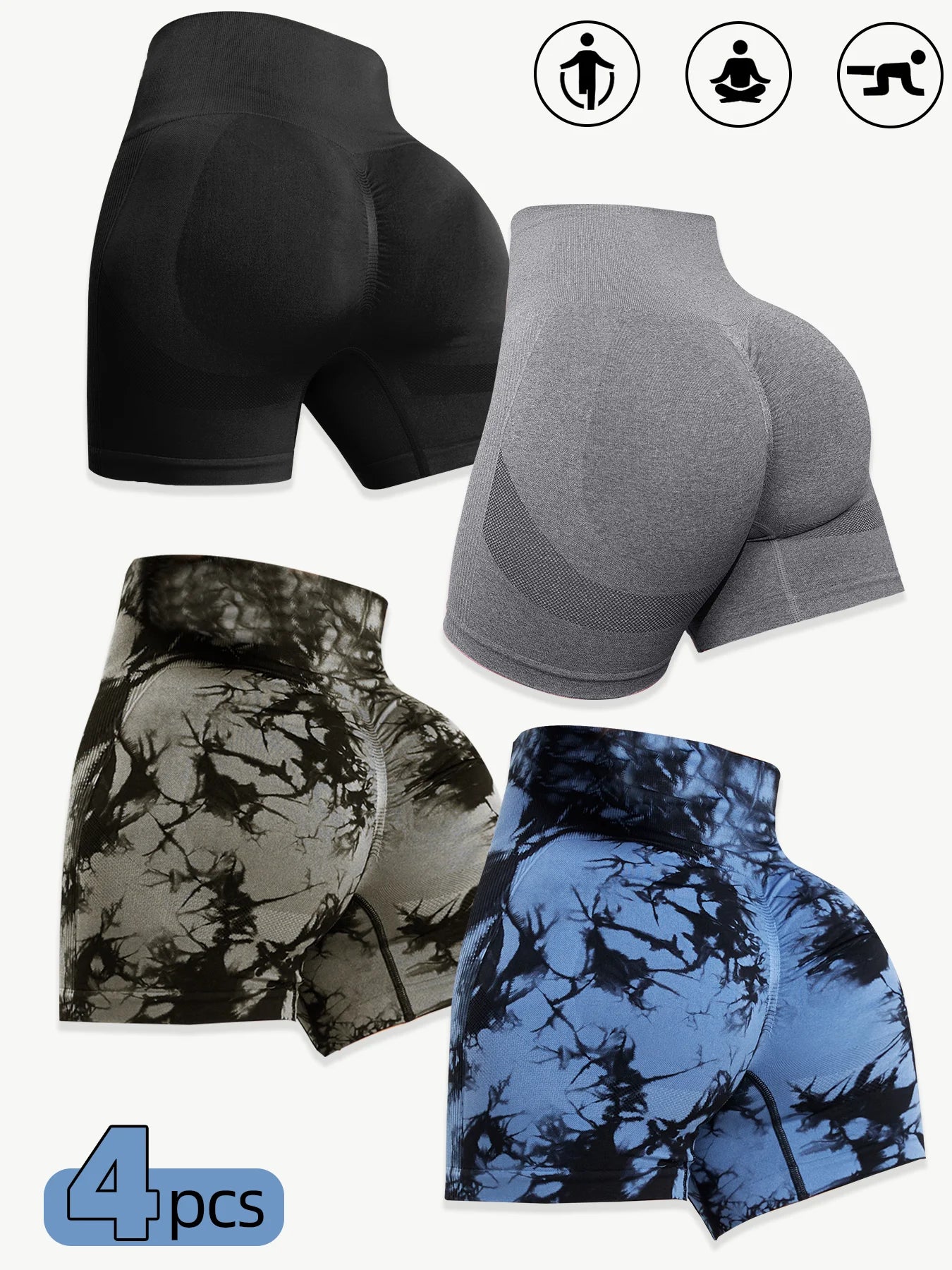 Women's Seamless  Short Leggings