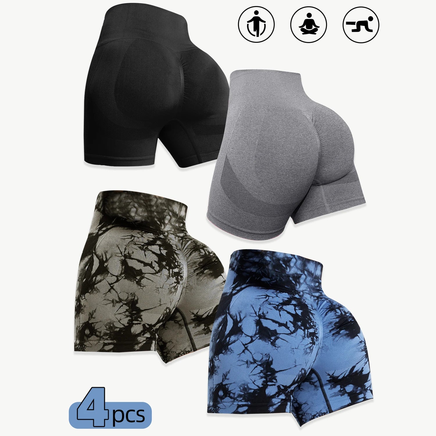 Women's Seamless  Short Leggings