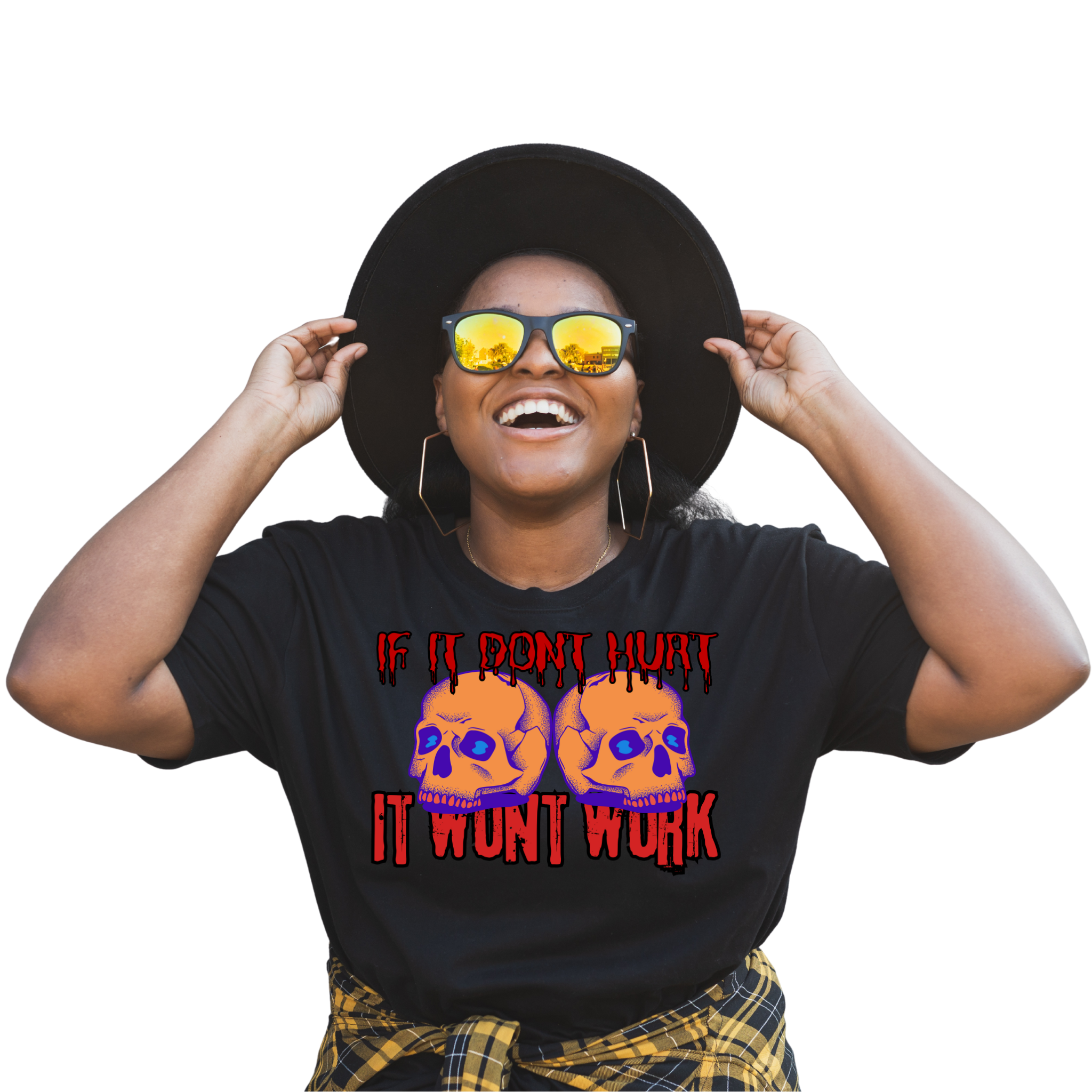 IF IT DON'T HURT, IT WON'T WORK" DEATHFIT Tee