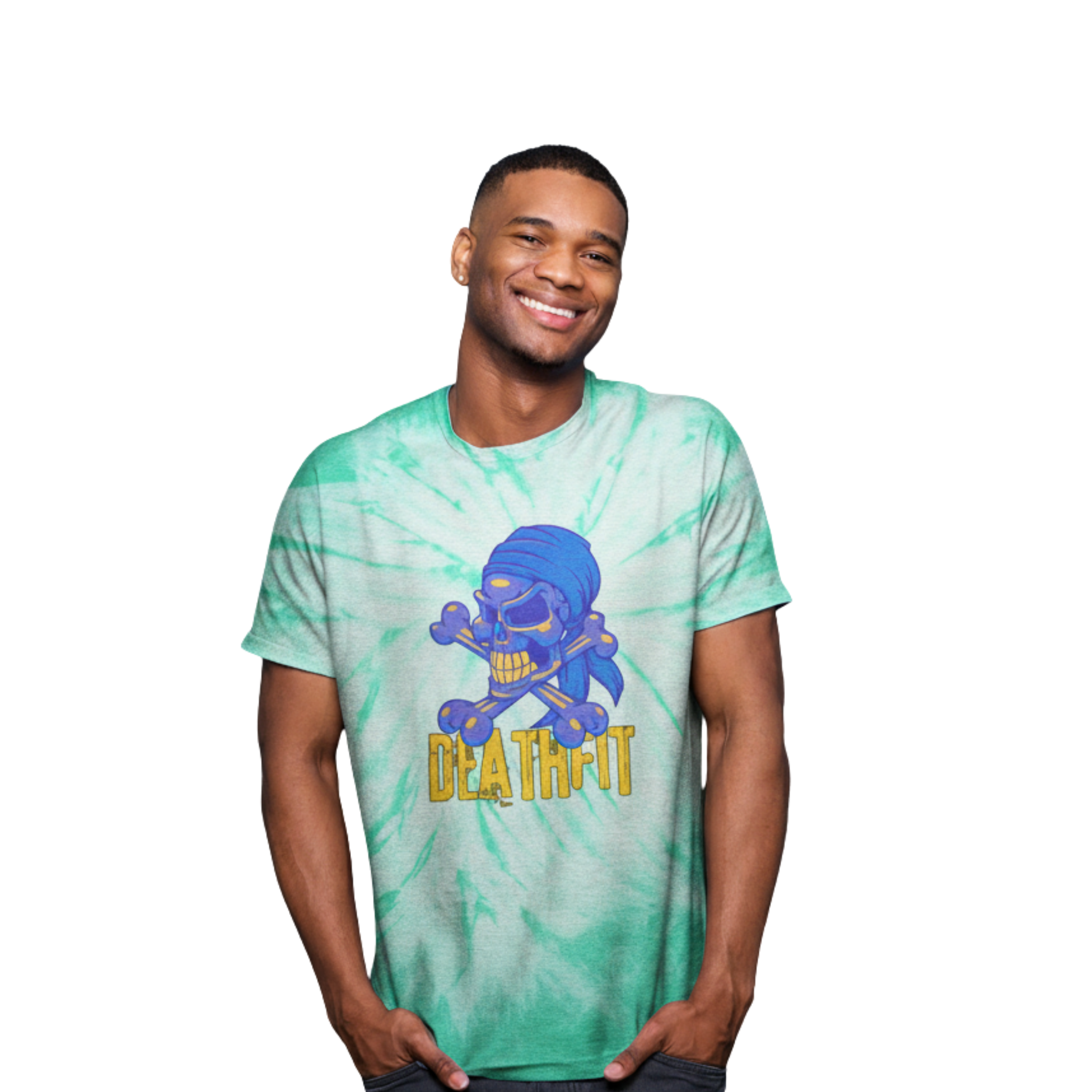 Tie-Dye Tee, Cyclone Premium DEATHFIT Tee