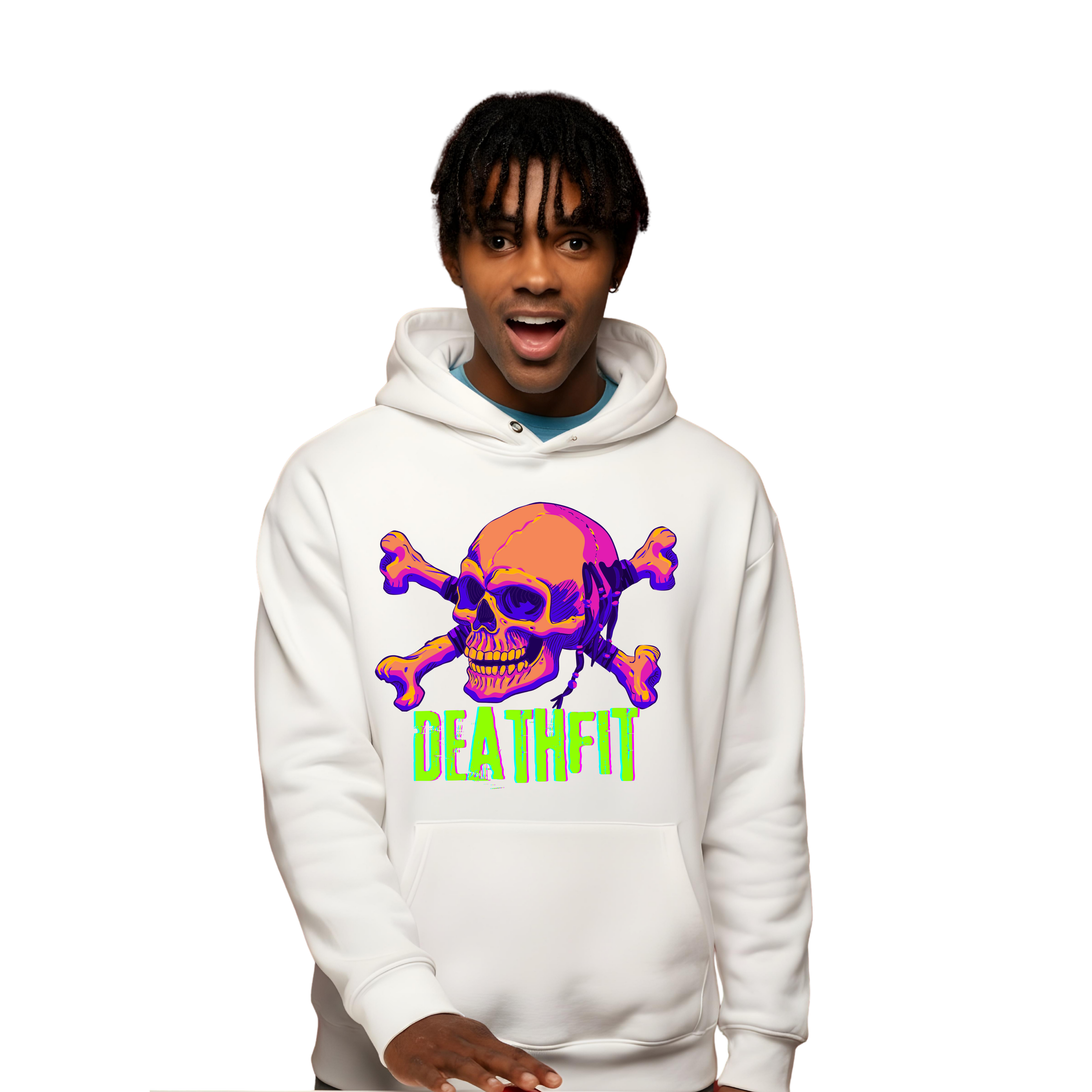 Unisex Hooded Long Sleeve Premium DEATHFIT Hoodie