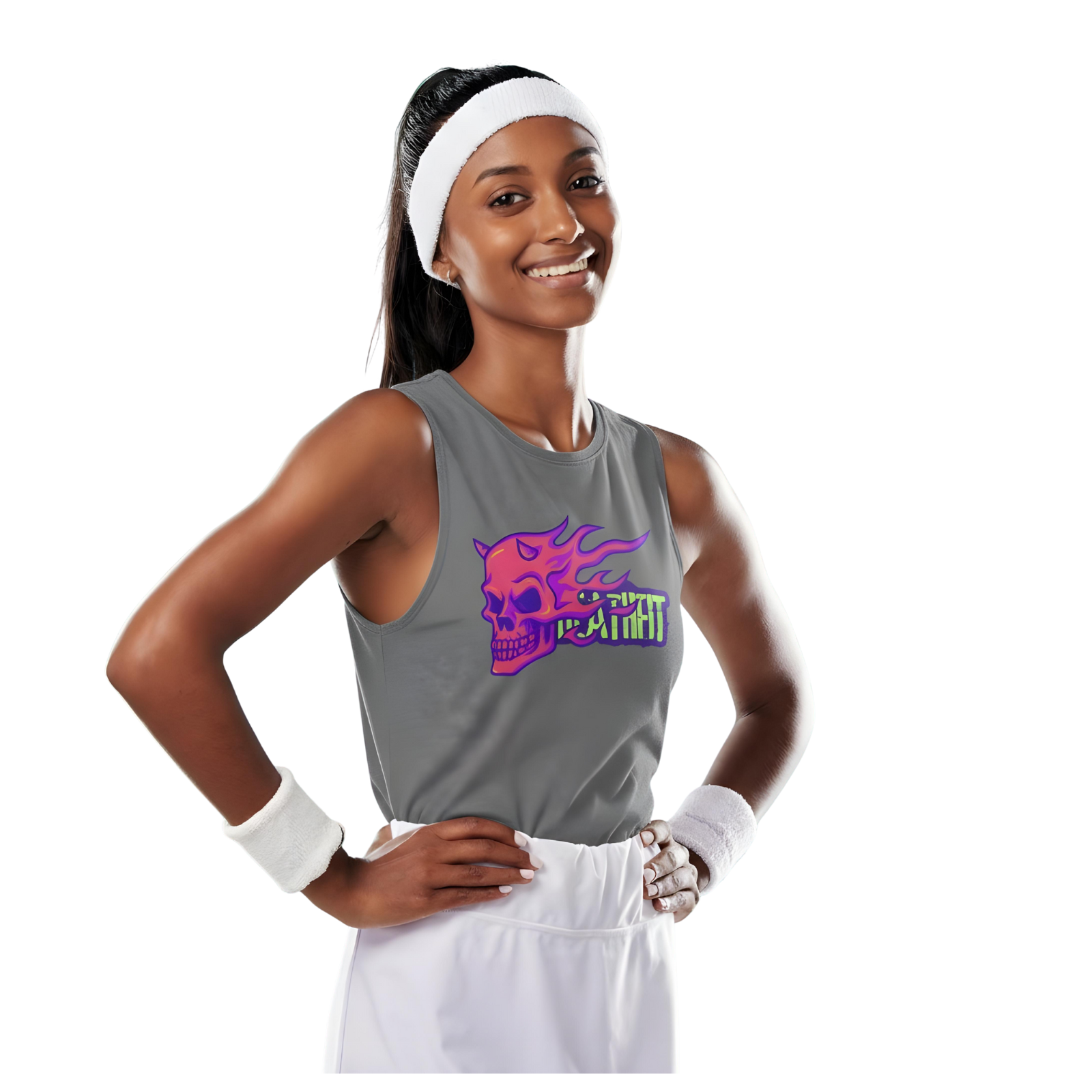 Unisex Stonewash  DEATHFIT Tank Top